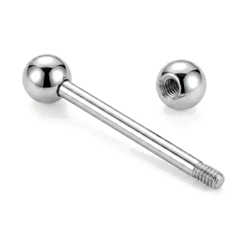 Barbell gerade, Silber